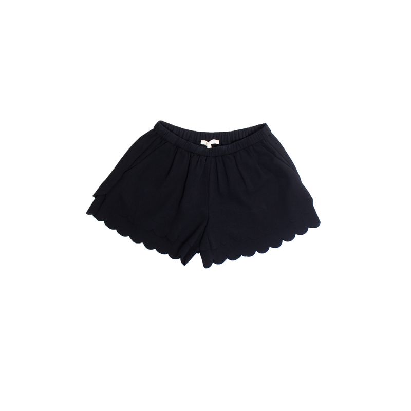 Maje Black Shorts In Layers